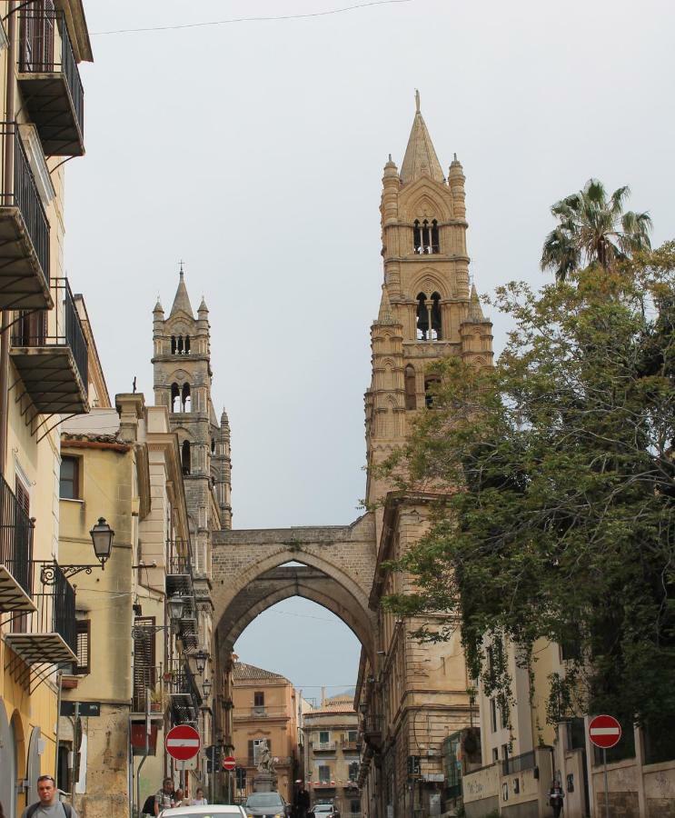Casa Clo Alla Cattedrale Palermo Bagian luar foto