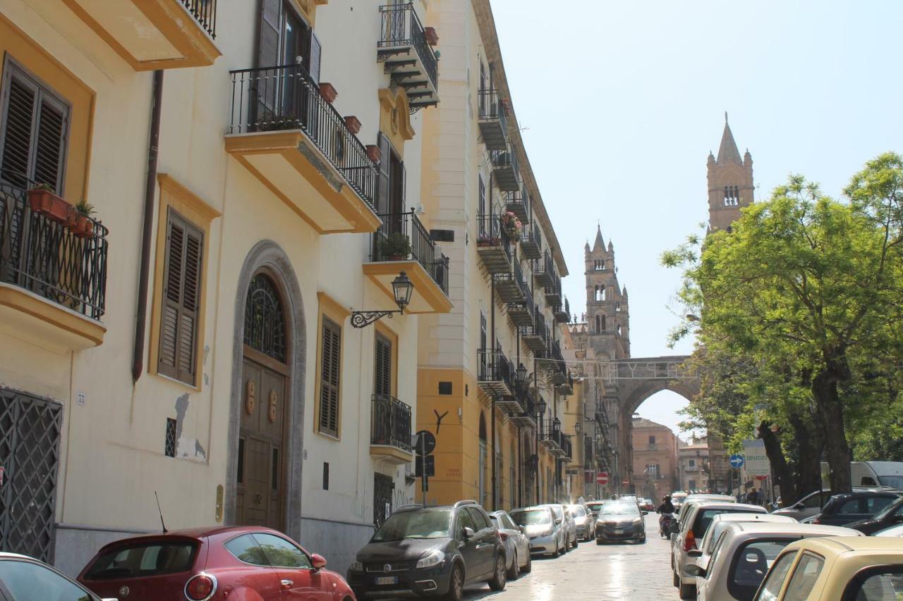 Casa Clo Alla Cattedrale Palermo Bagian luar foto