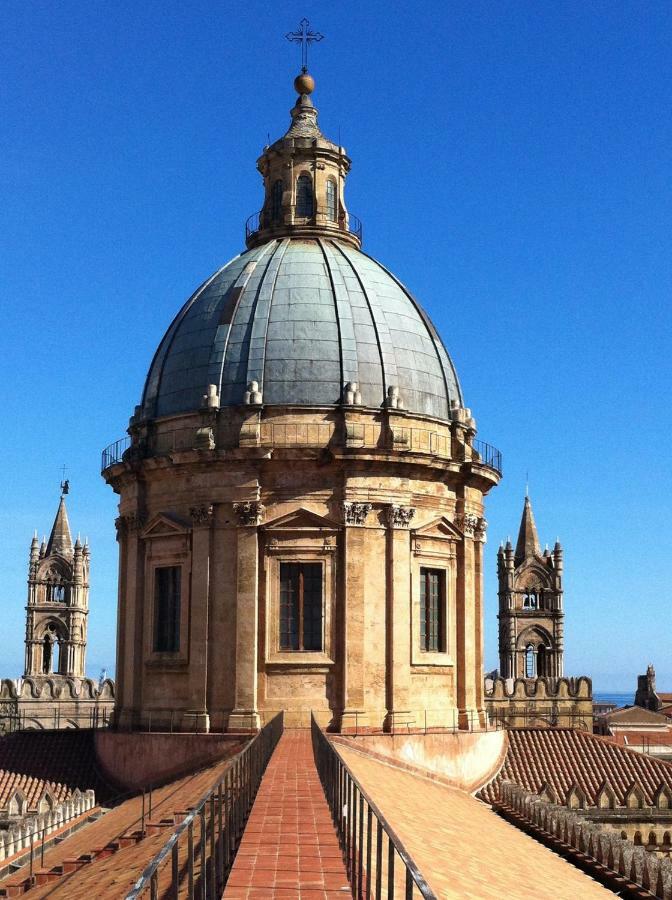Casa Clo Alla Cattedrale Palermo Bagian luar foto